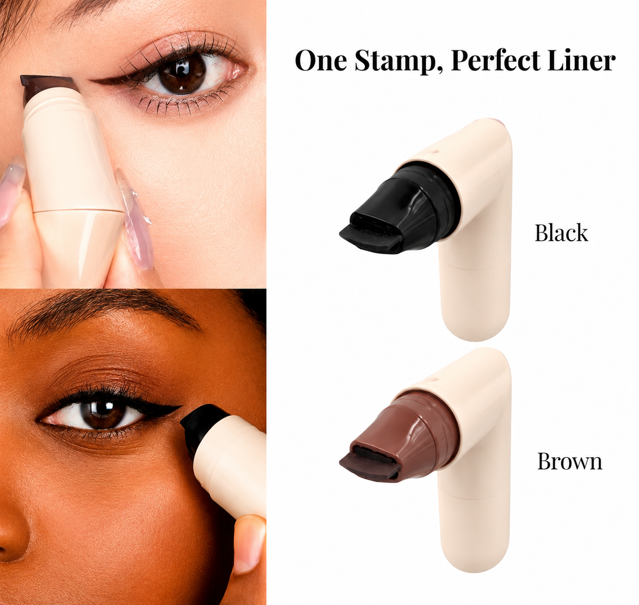 Dual-Ended Winged Eyeliner Stamp