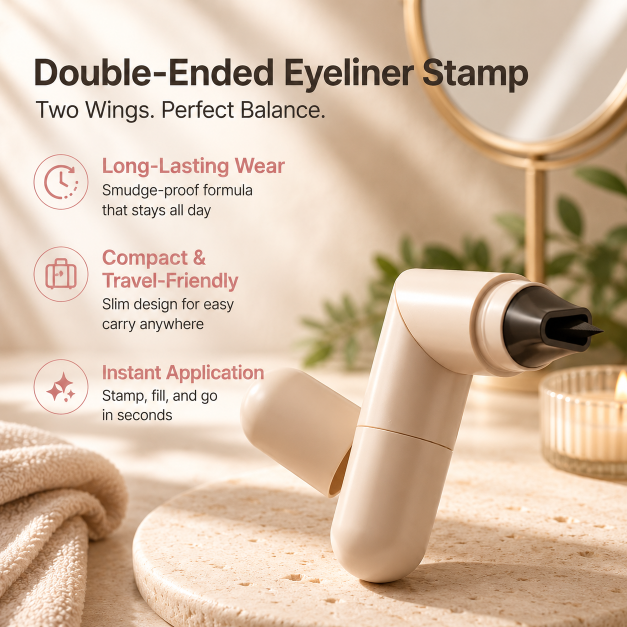 Dual-Ended Winged Eyeliner Stamp